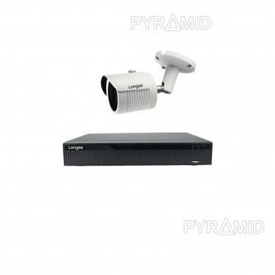 5 megapikselių raiškos IP kamerų komplektas Longse - 1-4 kameros LBH30FE500 4