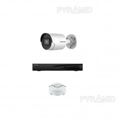 4Mp IP valvekaamera komplekt Hikvision - 1 - 4 kaamerad DS-2CD2043G2-I 2.8mm, Acusense, inimeste ja autode tuvastamine 3