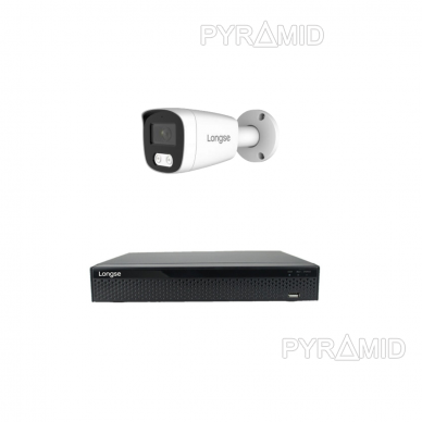 Комплект 2Mп IP видеонаблюдения Longse - 1- 4 камеры BMSCFG200, с POE 1