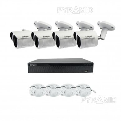 5MP IP surveillance kit Longse - 1- 4 cameras LBH30KL500, Sony Starvis, POE, human detection 9