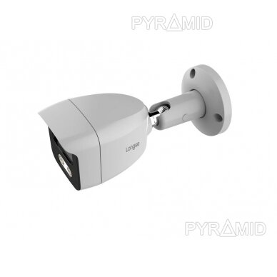 Smart 5 megapikselių raiškos IP kamerų komplektas Longse - 1- 4 kameros BMSARL400/A, POE
