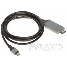 ADAPTERIS USB-W-C/HDMI-W/2M 2.0 m