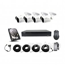 AHD 4 cameras surveillance kit Longse with 2Mpix cameras LBH30HTC200F