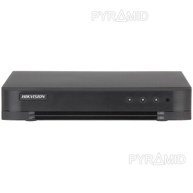 AHD, HD-CVI, HD-TVI, CVBS, TCP/IP REGISTRATORIUS DS-7204HUHI-K1/E(C)(S) 4 KANALAI Hikvision 1