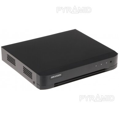 AHD, HD-CVI, HD-TVI, CVBS, TCP/IP REGISTRATORIUS DS-7204HUHI-K1/E(C)(S) 4 KANALAI Hikvision