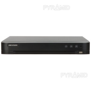 4 канальный мультиформатный HD видеорегистратор Hikvision IDS-7204HQHI-M1/S(C), Acusense 1