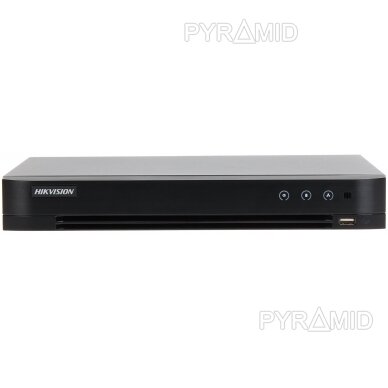 8 канальный мультиформатный HD видеорегистратор Hikvision IDS-7208HQHI-M1/S(C), Acusense 1