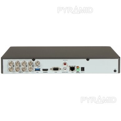 AHD, HD-CVI, HD-TVI, CVBS, TCP/IP REGISTRATORIUS IDS-7208HUHI-M1/S(C) 8 KANALŲ Hikvision 2