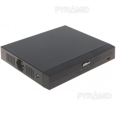 AHD, HD-CVI, HD-TVI, CVBS, TCP/IP REJESTRATORS XVR5104HS-I3(1T) 4 KANĀLI SSD 1TB WizSense DAHUA