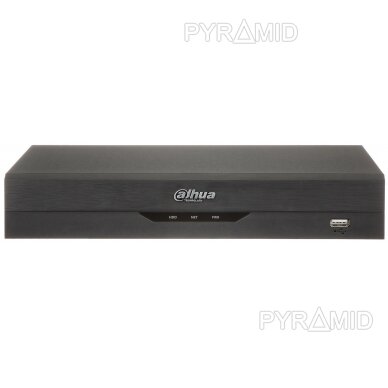 AHD, HD-CVI, HD-TVI, CVBS, TCP/IP REGISTRATORIUS XVR5108HS-I3(1T) 8 KANALŲ SSD 1TB WizSense DAHUA 1