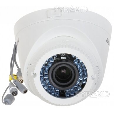 Antivandalinė AHD vaizdo stebėjimo kamera Hikvision DS-2CE56D0T-VFIR3F(2.8-12MM), 1080P
