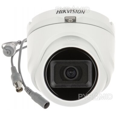 Antivandalinė AHD vaizdo stebėjimo kamera Hikvision DS-2CE76H0T-ITMF(2.8MM)(C), 5MP