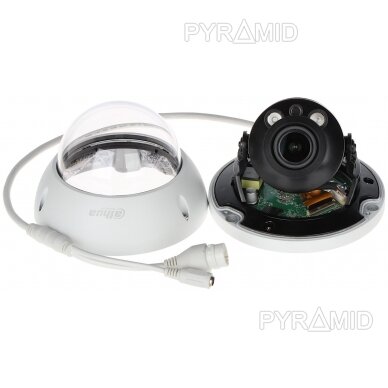 Antivandalinė IP kamera Dahua IPC-HDBW2431R-ZS-27135-S2, Zoom, 4MP, 2,7-13,5mm, POE