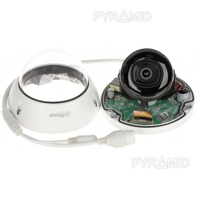Antivandalinė IP kamera Dahua IPC-HDBW2831E-S-0280B-S2, 8,3MP, 2,8mm, POE