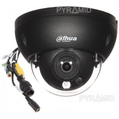 Antivandalinė IP kamera Dahua IPC-HDBW5241R-ASE-0280B-BLACK, 1080P, 2,8mm, POE