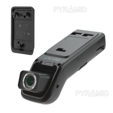 Автомобильный видеорегистратор MIO MiVue J756DS Dual, FullHD 30 кадров в секунду, RearCam, Smartbox, GPS, парковка, SpeedCam 3