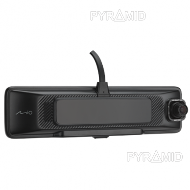 Видеорегистратор MIO MiVue R850T, 2,5K 1440p, 11,88" экраны, RearCam, GPS, Парковка, SpeedCam 3