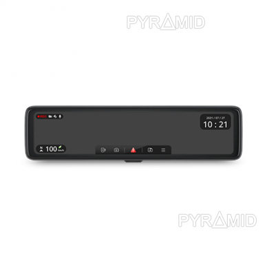 Видеорегистратор MIO MiVue R850T, 2,5K 1440p, 11,88" экраны, RearCam, GPS, Парковка, SpeedCam 4