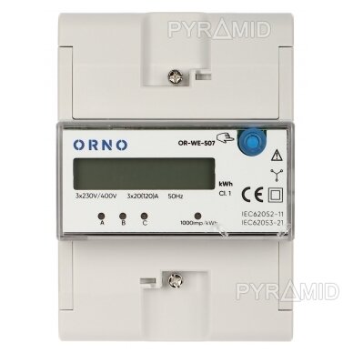 ELECTRIC ENERGY METER OR-WE-507 THREE-PHASE 1