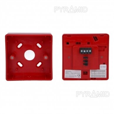 Manual fire alarm Call Point, red 3