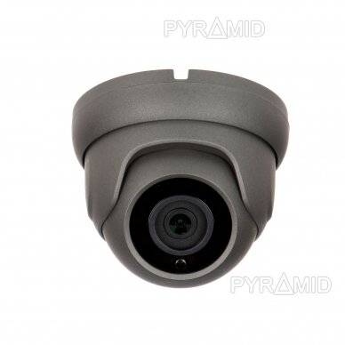 Hibridinė HD vaizdo stebėjimo kamera Longse LIRDBATHC500FKE/DGA, 5Mpix, 3,6mm, mikrofonas, tamsiai pilka