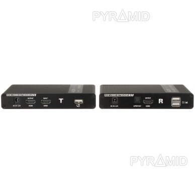 PAPLAŠINĀTĀJS   HDMI+USB-EX-100-4K 1