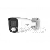 IP kamera Longse BMSCFG400/A, 2,8mm, 4Mp, 25m IR, POE, mikrofonas, vidinė microSD jungtis, balta