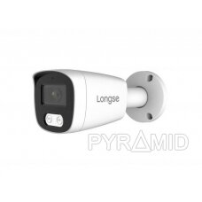 IP kamera Longse BMSCFE500/A, 2,8mm, 5Mp, 25m IR, POE, su mikrofonu, balta