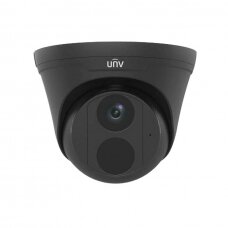 IP kamera UNIVIEW IPC3614LE-ADF28K-G1-BLACK,  4Mpx, 2.8 mm, mikrofonas, juoda