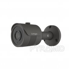 IP kamera Longse LBH30KL500/DG/NOSD, 2,8mm, 5Mp, 40m IR, POE, žmogaus detekcija, tamsiai pilka