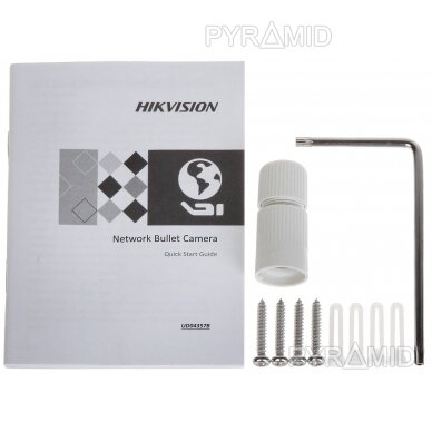 IP kamera Hikvision DS-2CD2T43G2-4I(2.8MM), Acusense, 4MP, POE
