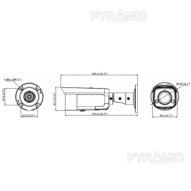 IP KAMERA DS-2CD2T87G2-L(4mm)(C) ColorVu - 8.3 Mpx Hikvision