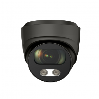 IP kamera Longse CMSBKL500/DGA, 2,8mm, 5Mp, 25m IR, POE, su mikrofonu, žmogaus detekcija, tamsiai pilka 1