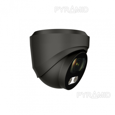 IP kamera Longse CMSBGL500/DGA, 2,8mm, 5Mp, 25m IR, POE, su mikrofonu, vidinė microSD jungtis, Smart funkcijos, tamsiai pilka