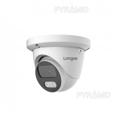 IP kamera Longse CMSEKL800/A, 4K 8Mp, 2,8mm, 25m IR, POE, žmogaus detekcija, microSD jungtis, mikrofonas