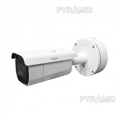 IP kamera Longse LBE905XKL500/MB, 2,7-13,5mm, 5Mp, 60m IR, POE, žmogaus detekcija