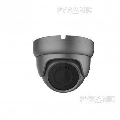 IP stebėjimo kamera Longse LIRDBAFE500/DGA, 2,8mm, 5Mp, 20m IR, POE, su mikrofonu, tamsiai pilka