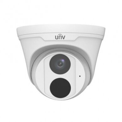 IP kamera UNIVIEW IPC3614LE-ADF28K-G, 4Mpx, 2.8mm, 30mIR, POE, SD, mikrofonas, balta