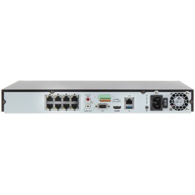 8 kanalų IP vaizdo įrašymo įrenginys Hikvision DS-7608NI-K1/8P, 8xPOE 2