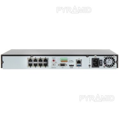 8 kanalų IP vaizdo įrašymo įrenginys Hikvision DS-7608NI-K2/8P, 8xPOE 2
