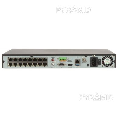 16 kanalų IP vaizdo įrašymo įrenginys Hikvision DS-7616NXI-I2/16P/S(C), 16xPOE, Acusense