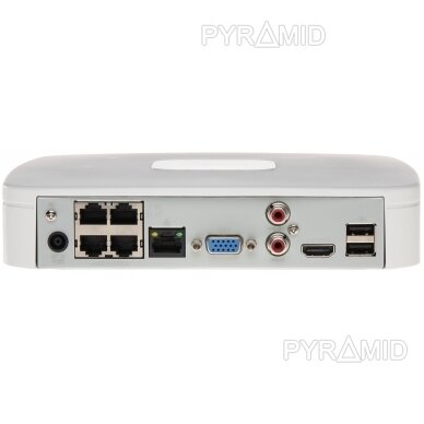 4 kanalų IP vaizdo įrašymo įrenginys Dahua NVR4104-P-4KS2/L, 4xPOE
