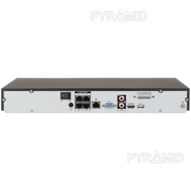4 kanalų IP vaizdo įrašymo įrenginys Dahua NVR4204-P-4KS2/L, 4xPOE