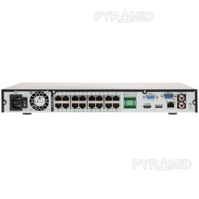 16 kanalų IP vaizdo įrašymo įrenginys Dahua NVR4216-16P-4KS2/L, 16xPOE