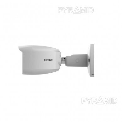 IP kamera Longse BMSARL400WH/A, 3,6mm, 5Mp, POE, baltos šviesos LED iki 25m, žmogaus detekcija