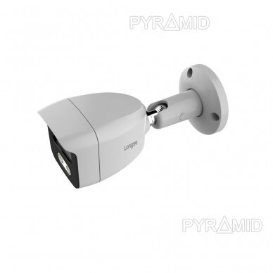 IP kamera Longse BMSARL800WH/A, 3,6mm, 8Mp, POE, baltos šviesos LED iki 25m, žmogaus detekcija
