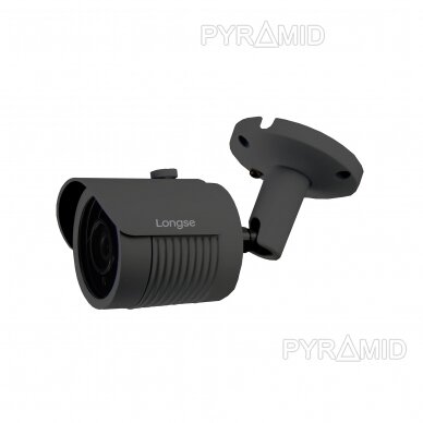 IP stebėjimo kamera Longse LBH30GL500/DG, 2,8mm, 5Mp, 40m IR, POE, žmogaus detekcija, tamsiai pilka 2