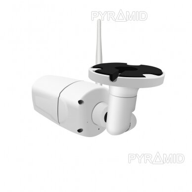 Išmanioji lauko WIFI kamera su žmonių detekcijos funkcija PYRAMID PYR-SH200DW, WIFI, microSD jungtis, Full HD 1080p 5
