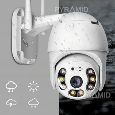 WIFI IP-камера с функцией обнаружения человека PYRAMID PYR-SH800DPB, 8MП, вход для microSD, встроенный микрофон 2