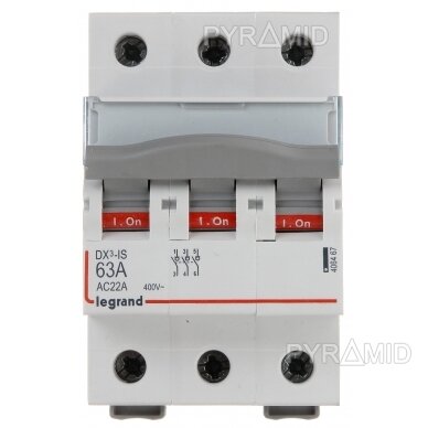 ISOLATING SWITCH LE-406467 THREE-PHASE 63 A LEGRAND 1